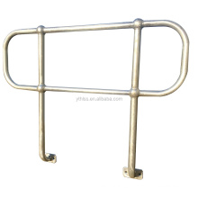 anti-corrosive mild steel ball joint handrail stanchion railing for industrial safety fence